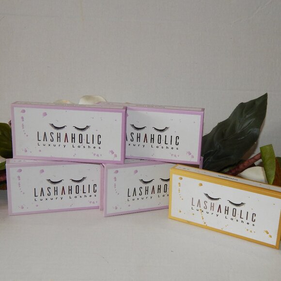 5 Lashaholic Faux Luxury Lashes 4 They're Real I Swear 1 Instaglam Fake Lash - Picture 1 of 5